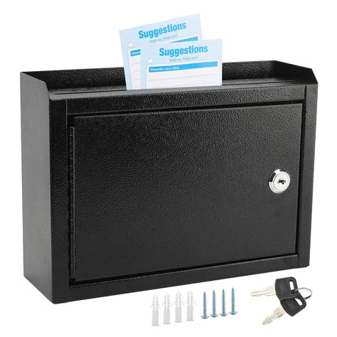 metal locking suggestion boxes|wall mounted suggestion boxes.